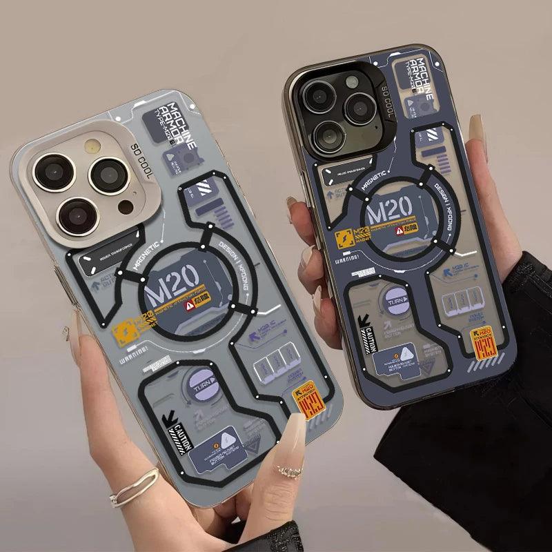 iPhone Luxury Circuit Label Shockproof Bumper Case