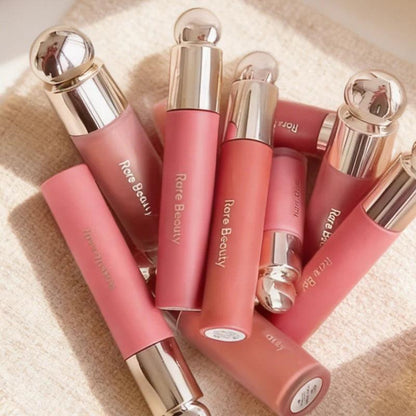 Rare Beauty Glossy Smooth and Transparent Lipsticks That Complement Various Makeup Looks Liquid Blushes Touch of Makeup Flair