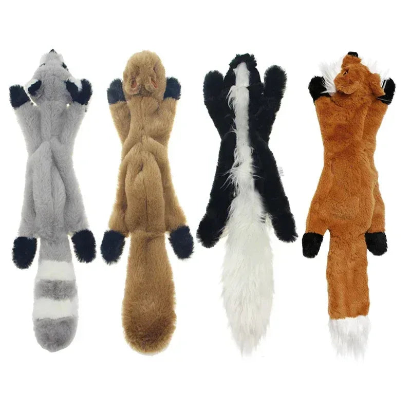 New 45cm Simulated Animal Holster No Stuffing with Squeakers Dog Chew Toy Durable Plush Crinkle Pet Squeak Toys Pet Supplies - Urbizia