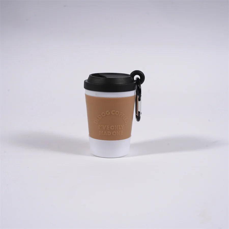 Coffee Cup Pet Waste Bag Dispenser, Portable Outdoor Dog Walking Poop Bag Holder