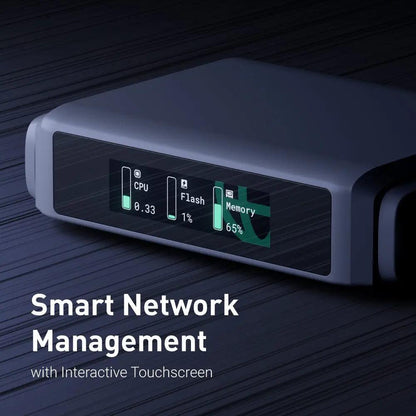 GL.iNet GL-BE3600( Slate 7) Wi-Fi 7 Router, Dual 2.5G Ports, Touch Screen, 3570Mbps Gaming Hotspot, VPN for Public & Hotel