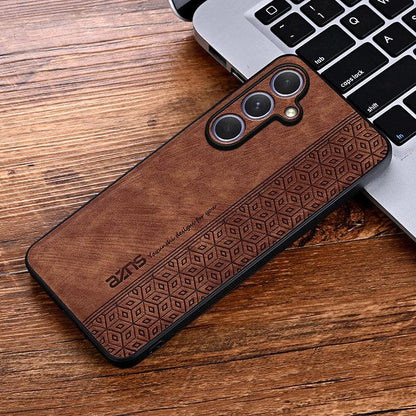 Matte Leather Shockproof Back Case for Samsung Galaxy S25