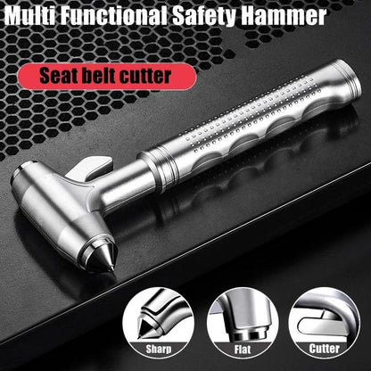 Car Safety Hammer Car Window Breaker Emergency Hammer Seat Belt Cutter Suitable for Car Rescue Escape Rescue Safety Hammer - Urbizia