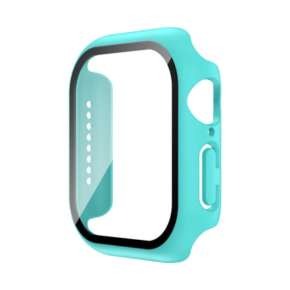 Tempered Glass+Case For Apple Watch 38mm 40mm 41mm 42mm 44mm 45mm 46mm Screen Protector Protective Cover iWatch 10 8 7 9 6 SE 5
