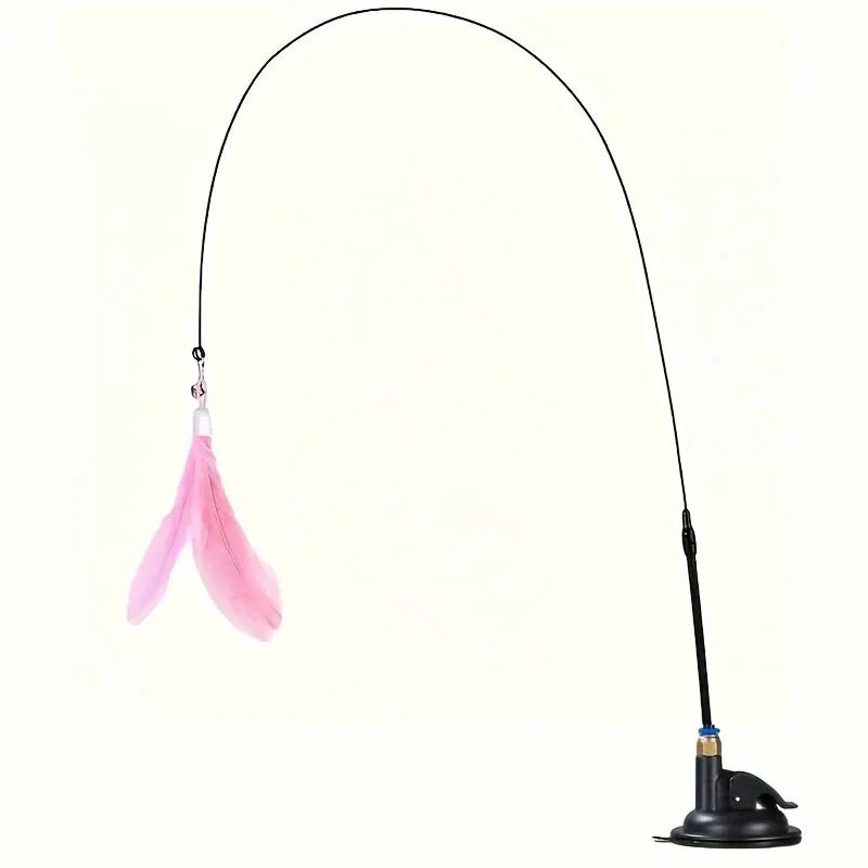 Cat Teaser Wand with Suction Cup