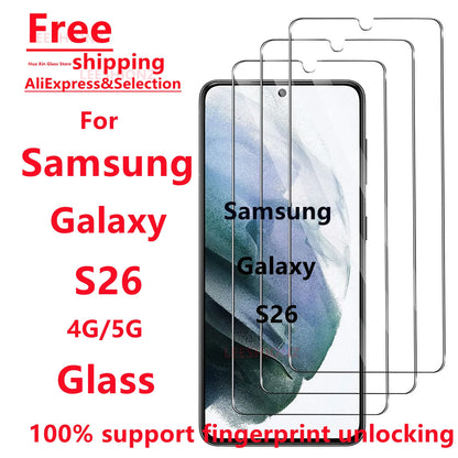 1/4Pcs Tempered Glass Screen Protector for Samsung Galaxy S26 - Smartphone Protection Suitable for Samsung S26 Series