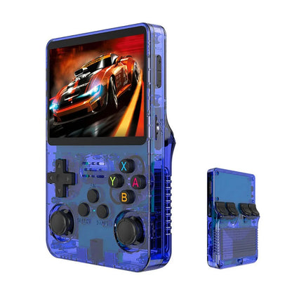 BOYHOM Original R36S Retro Handheld Video Game Console Linux System 3.5 Inch IPS Screen R35s Pro Portable Pocket Video Player 64GB Games 1G Ram
