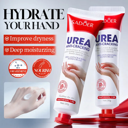 3/5pcs SADOER 10% Urea Anti-Cracking Hand Cream Panthenol HA Deep Moisturizing Improve Dryness Repair Cracked Hands Skincare 30g