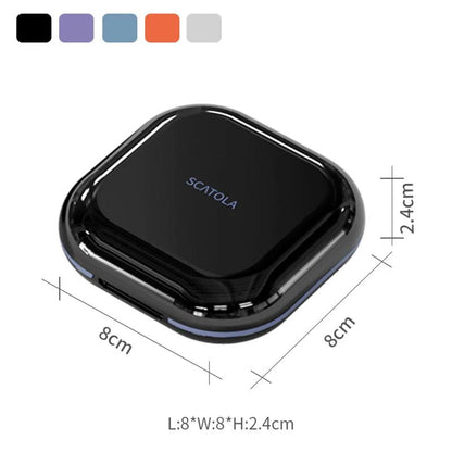 Retainer Case Portable Mouth Guard Case Night Denture Holder with Lid Teeth Aligner Slim Braces Box Orthodontic Supplies