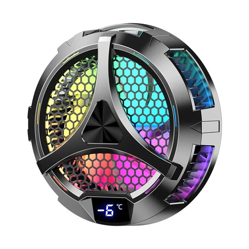 Magnetic Phone Cooling Fan with Aluminum Stand for Tablets & Phones