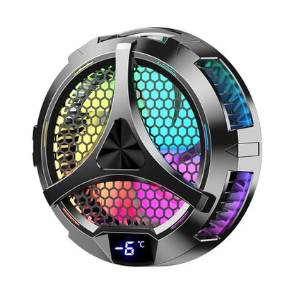 Magnetic Phone Cooling Fan with Aluminum Stand for Tablets & Phones