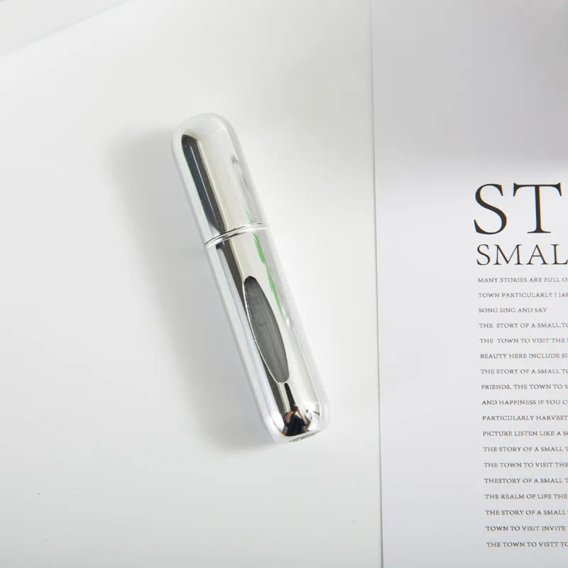 1/3/5/10pcs travel Leak portable mini perfume bottle with Bottom Fill Function aluminum refillable 5ml spray bottle
