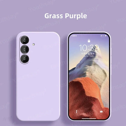 For Samsung Galaxy A16 Case Cover Samsung Galaxy A17 A16 A56 A36 A15 Funda Coque Soft Original Liquid Silicone Case Samsung A16