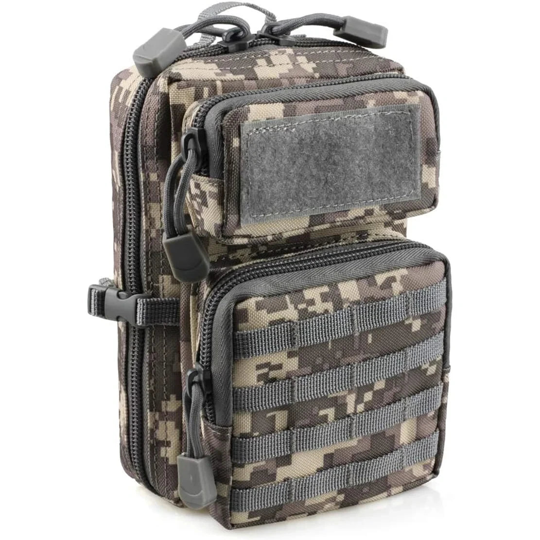 Mini Molle Utility Pouch, EDC Small Tool Pouch for Outdoor Hiking Camping, Phone & Gear Storage Bag