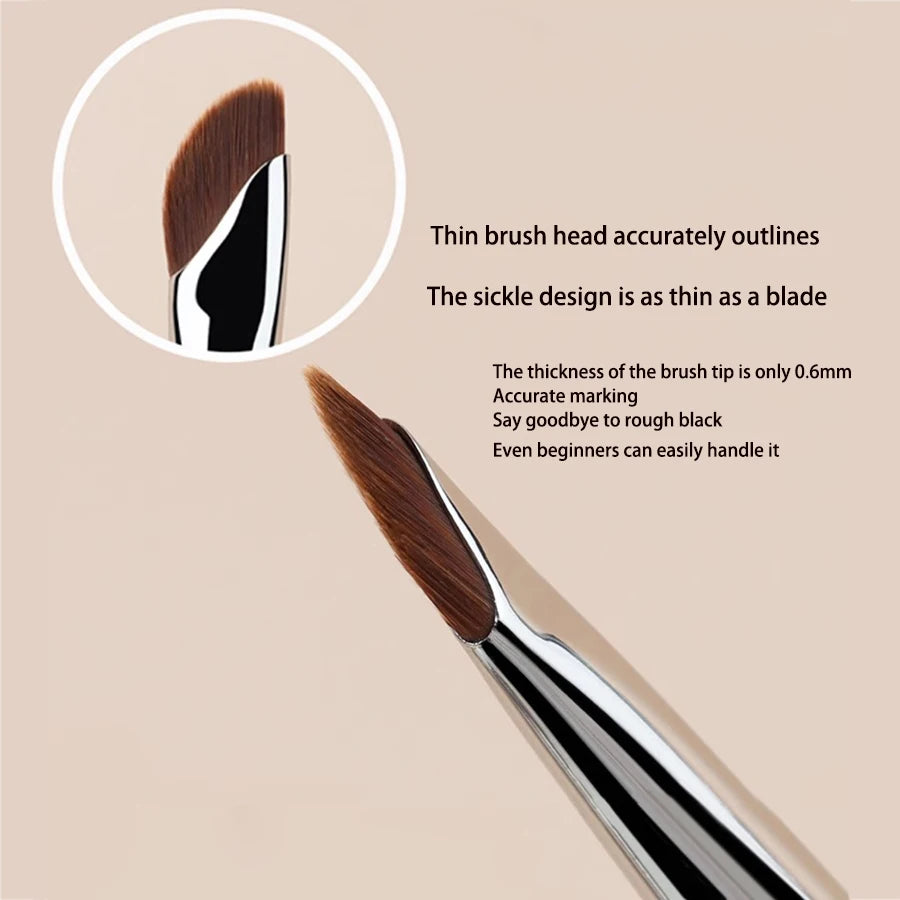 Sickle Eyeliner & Detail Eye Brush
