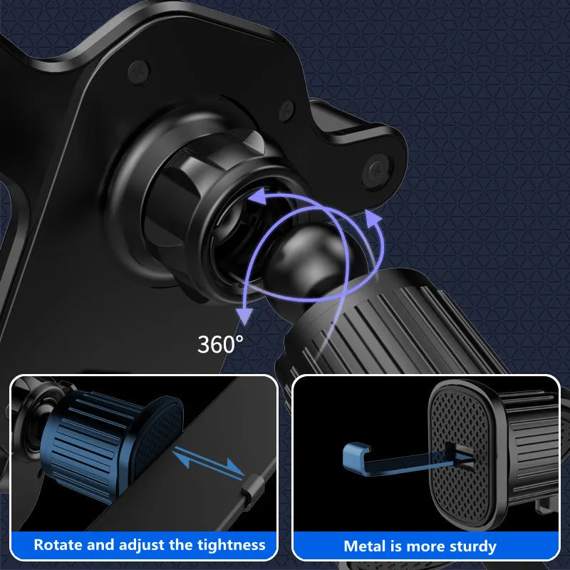 NEW Gravity Car Holder For Phone Air Vent Clip Mount Mobile Cell Stand Smartphone GPS Support For iPhone Mobile Phone
