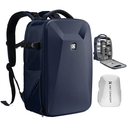 K&F CONCEPT 22L Camera Bag Large Capacity Travel Photography Backpack Waterproof Men's Backpack Bag DSLR/SLR Camera Rain Cover