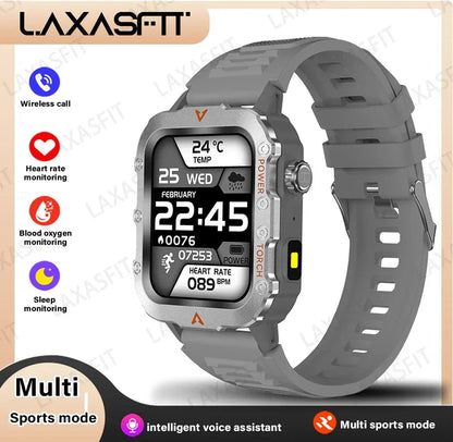 LAXASFIT Men's Smart Watch – Sports & Health Tracker - Urbizia