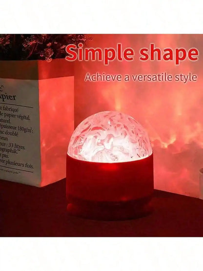 2026 2-In-1 Aurora 3D Ocean Wave Projector, 16 Color RGB Mood Lamp With Remote, Dynamic Northern Lights Water Ripple