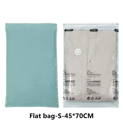 1pc No Need Pump Vacuum Bags Large Plastic Storage Bags for Storing Clothes Blankets Compression Empty Bag Travel Accessories