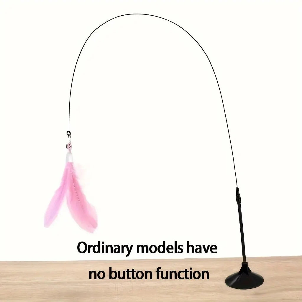 Cat Teaser Wand with Suction Cup