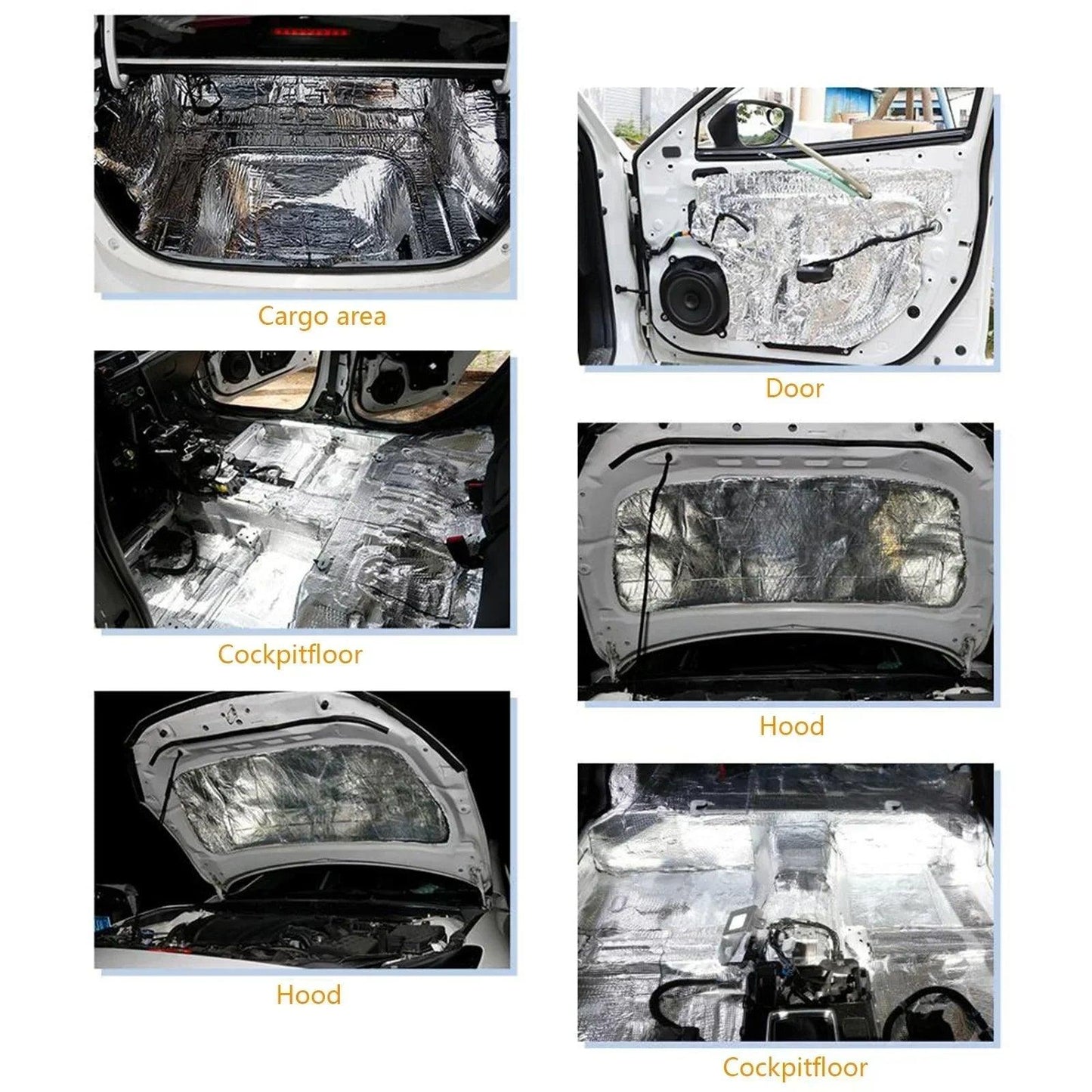 Car Sound Deadening Mat – Heat and Noise Insulation, 5mm or 10mm