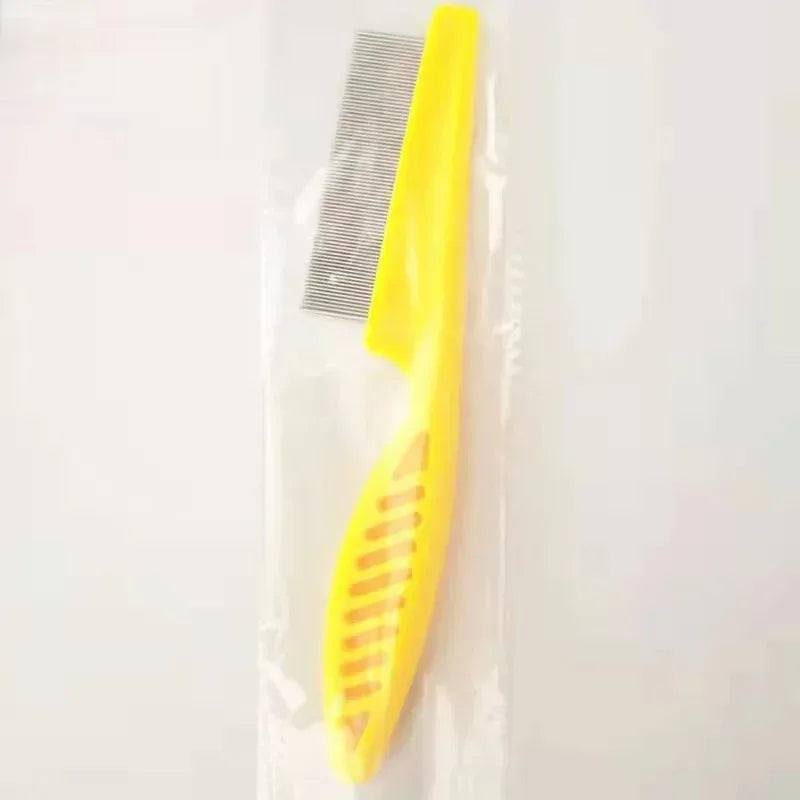 1/2pc Pet Hair Shedding Comb Stainless Steel Flea Comb for Cat Dog Pet Comfort Flea Hair Grooming Comb Dog Brush Grooming Tools - Urbizia