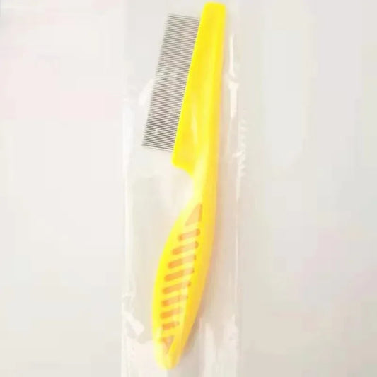 1/2pc Pet Hair Shedding Comb Stainless Steel Flea Comb for Cat Dog Pet Comfort Flea Hair Grooming Comb Dog Brush Grooming Tools - Urbizia