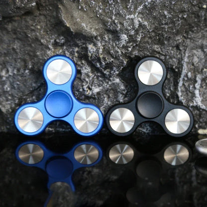 Aluminum Alloy Three Leaf Fidget Hand Spinner Metal Fidget Spinner Toy Stress Relief Toys For Adult Gifts Fidget Toys