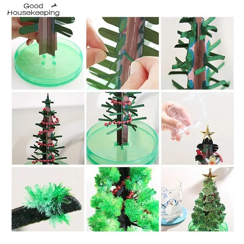 Magic Growing Christmas Tree – 14cm DIY Crystal Tree