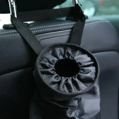 Universal Car Garbage Bag Back Seat Headrest Litter Trash Garbage Can - Urbizia