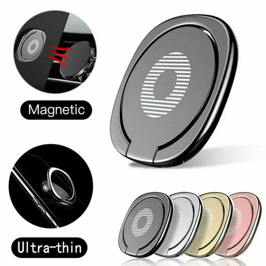 Mini 360 Degree Rotation Finger Ring Holder Foldable Metal Phone Stand Mount Smartphone Holder for Xiaomi Huawei iPhone Sangsung