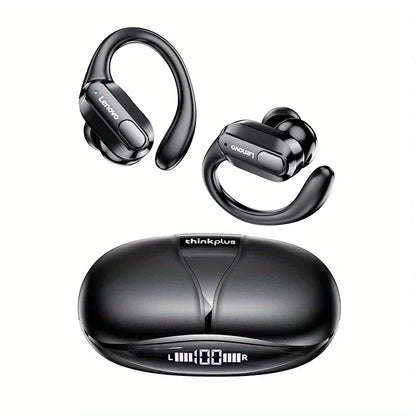 Lenovo XT80 Wireless Headphones Bluetooth 5.4 Earphones True with Mic Button Control Noise Reduction Earhooks Waterproof Headset