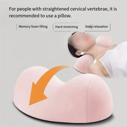Memory Cotton Cervical Pillow Sleeping Neck Pillow for Protecting The Cervical Spine Cozy Removable Portable Home Accessories