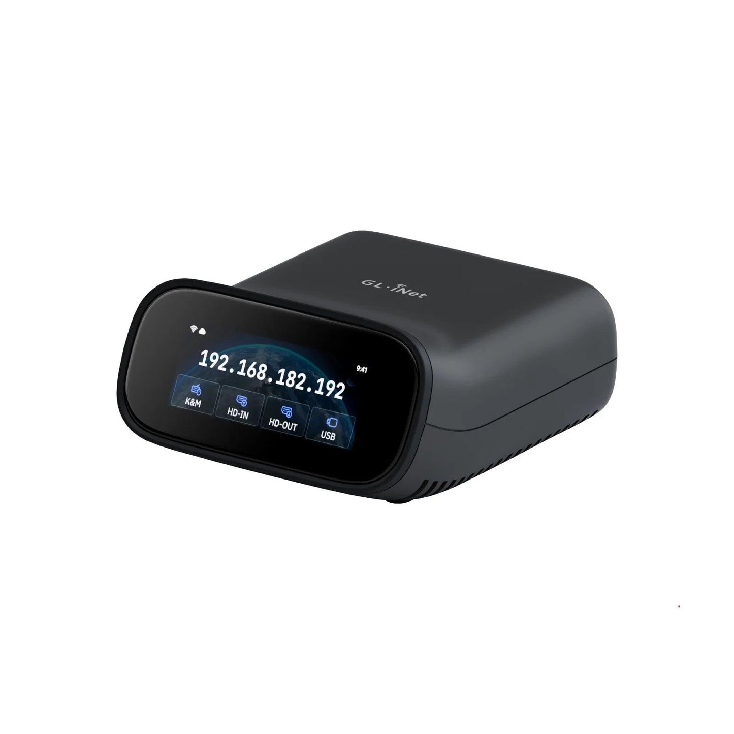 GL.iNet Comet Pro (GL-RM10) Remote KVM Over Wi-Fi, Dual Band Wi-Fi 6, 4K 30FPS Passthrough, Touchscreen, 32GB eMMC,Tailscale Support Remote Access Control and ATX/fingerbot for Disaster Recovery, Home Office
