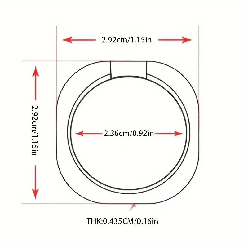 Mini 360 Degree Finger Ring Holder Metal Phone Stand Mount Smartphone Holder for Xiaomi Huawei iPhone Sangsung Mobile Phone