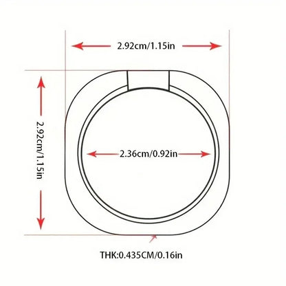 Mini 360 Degree Finger Ring Holder Metal Phone Stand Mount Smartphone Holder for Xiaomi Huawei iPhone Sangsung Mobile Phone