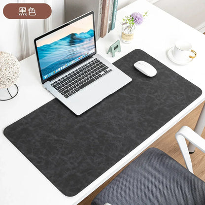 Desk Pad Waterproof PU Mouse Pad Desk Mat Protective Cover Large Mousepad Computer Laptop Non-slip Easy To Clean Keyboard Mats - Urbizia