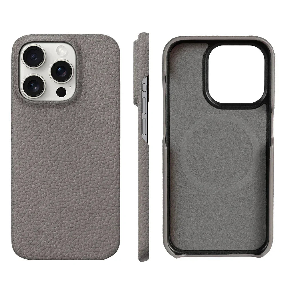 LANGSIDI MagSafe Genuine Leather Case for iPhone 15 & 16