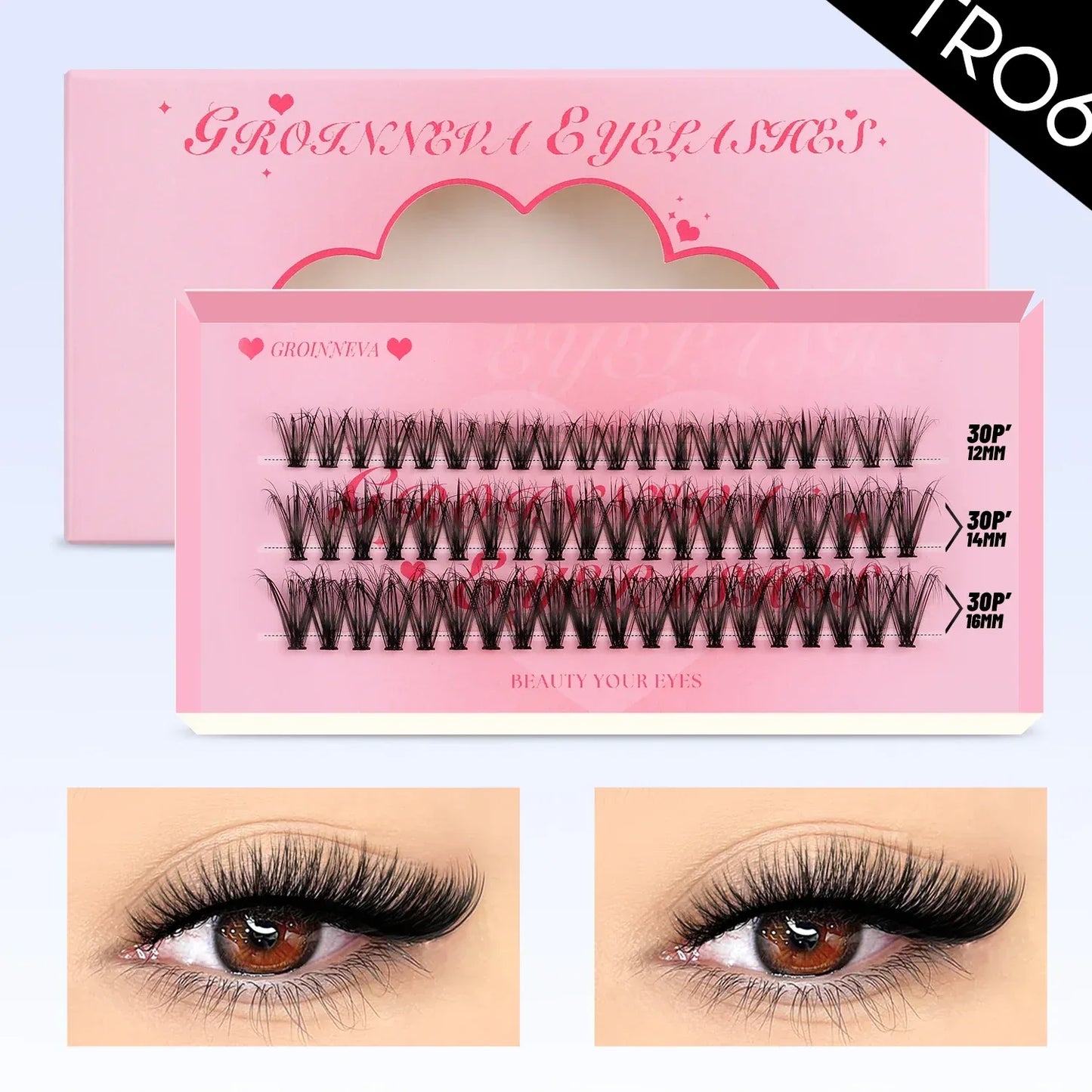 DIY Lash Cluster Kit 4-in-1 Fluffy Extensions