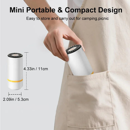 Rechargeable Mini Vacuum Air Pump for Food Storage Bags