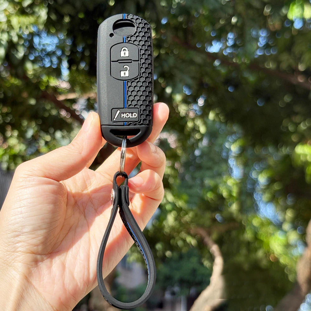For Mazda 2 3 6 CX-5 CX-3 CX-9 CX-7 MX-5 Silicone Key Case With Keychain Protection Cover Car Key
