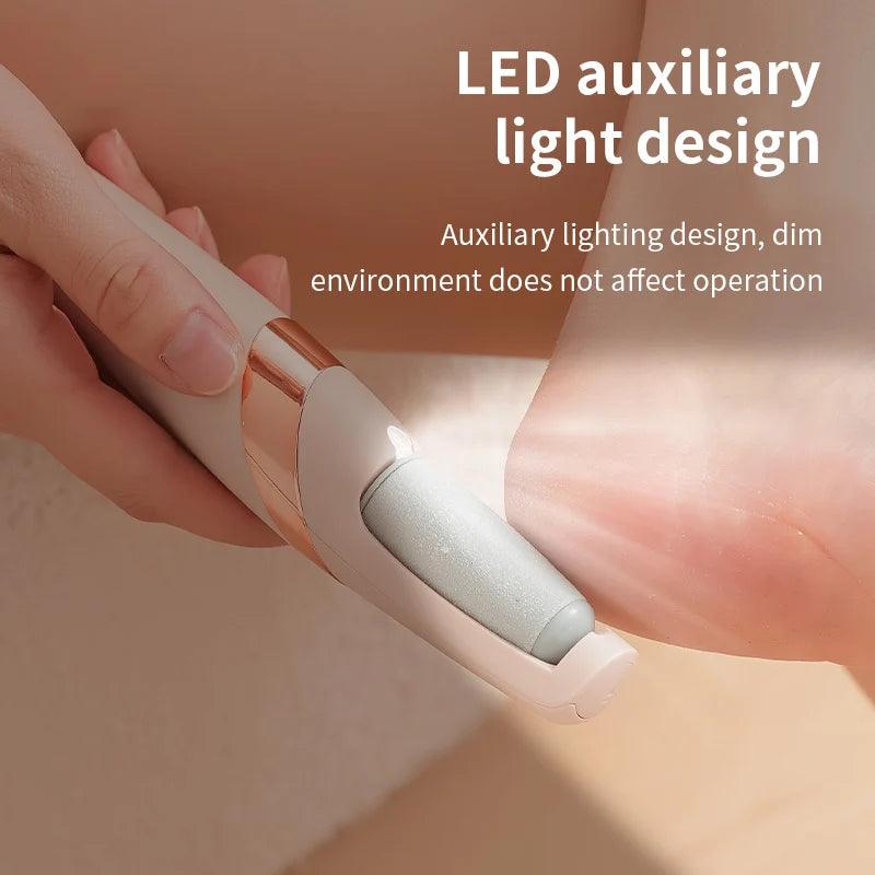 HOMEFISH Electric Foot Grinder Automatic Foot Callus Rubbing Pedicure Dead Skin Callus Remover for  Foot Beauty Machine