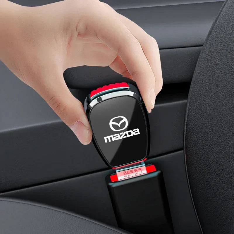 Car Seat Belt Clip Extender Customization Emblem Accessories For Mazda 3 6 CX5 2 CX3 CX9 MX5 RX8 Axela Demio Atenza MS GJI GH - Urbizia