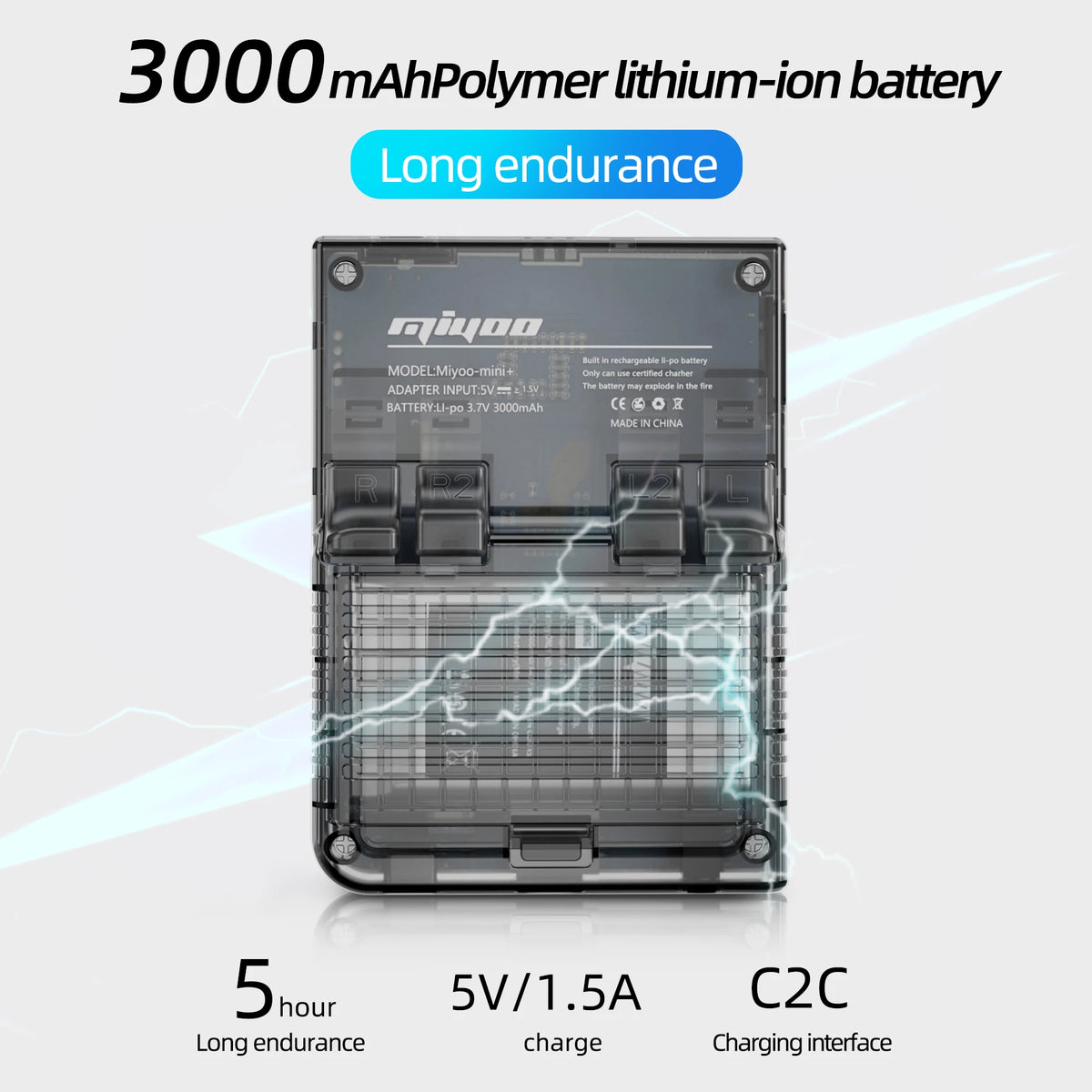 MIYOO Mini Plus Retro Pocket Emulator 3.5" OCA IPS Screen Handheld Console  3000mAh Multi Emulator Video Player for Miyoo35
