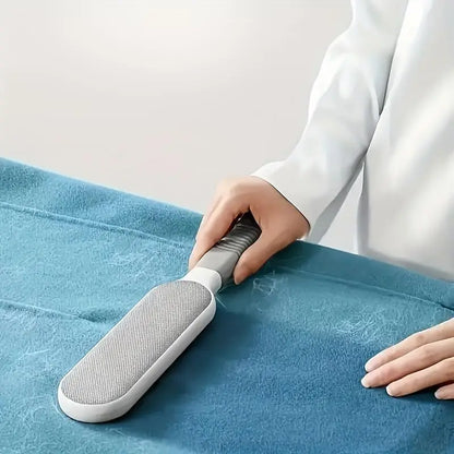 1PC Grey Clothes Lint Remover Brush, Reusable Pet Hair Remover for Clothing, Effective Fabric Shaver for Couch, Carpet, Curtain