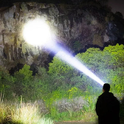 Outdoor Headlights with Long Battery Life and Strong Light LED Night Fishing Charging Head Mounted Magnetic Flashlight - Urbizia