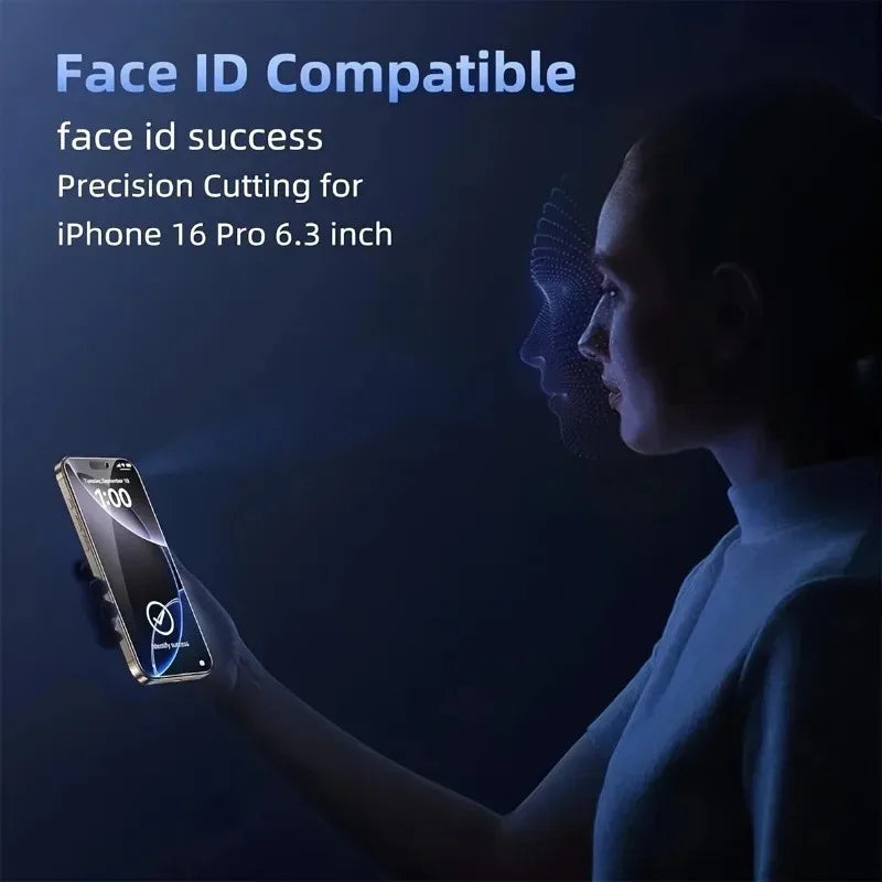 4Pcs Full Cover Privacy  Screen Protector for iPhone 17 Pro Max 16e 16 15 14 13 12 11 Pro Max Air XR XS Max Glass
