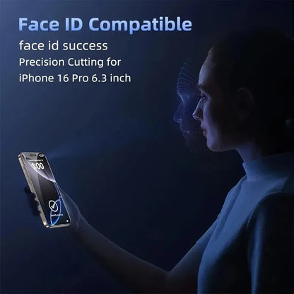 4Pcs Full Cover Privacy  Screen Protector for iPhone 17 Pro Max 16e 16 15 14 13 12 11 Pro Max Air XR XS Max Glass