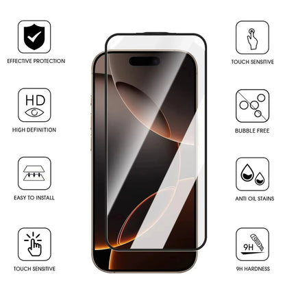 1-5PCS Fingerprint Unlock Tempered Glass Screen Protectors For Samsung S26 Ultra Edge S25 S23 S22 Plus S24 FE Oleophobic Coating